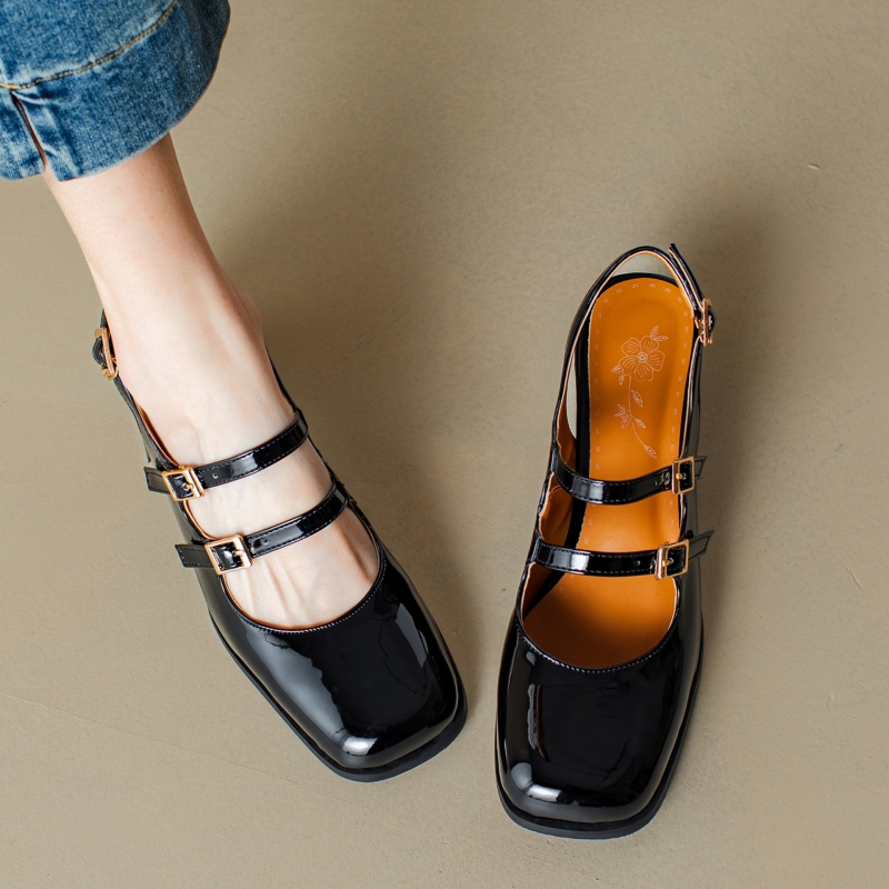 Chaussures Mary Janes élégante - Leather Classic Strap avis et prix