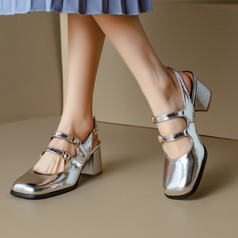 Chaussures Mary Janes élégante - Leather Classic Strap avis et prix